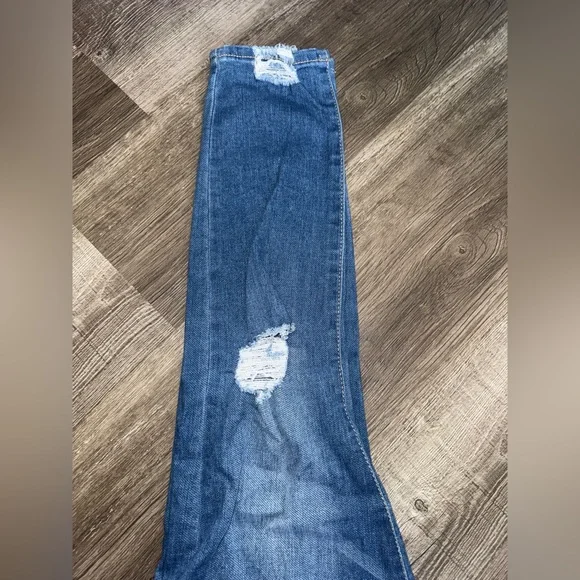 d. jeans Women’s Distressed Classic Blue Denim Skinny Jeans Size 12 - Picture 3 of 8